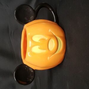 Disney Mickey Mouse Face Pumpkin Mug